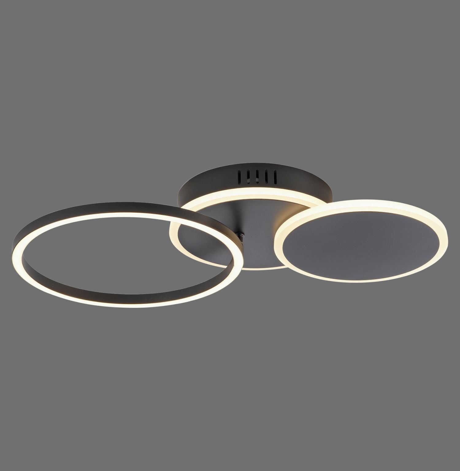 Lampe de plafonnier LED noir métal blanc chaud 26 W mobile Deckenleuchte, Leuchte, Deckenventilator, Gerät, Elektrisches Gerät