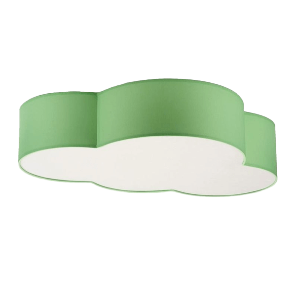 Lamppenschirm, Wolkenform, Grün, Wandlampen, Akzentlicht