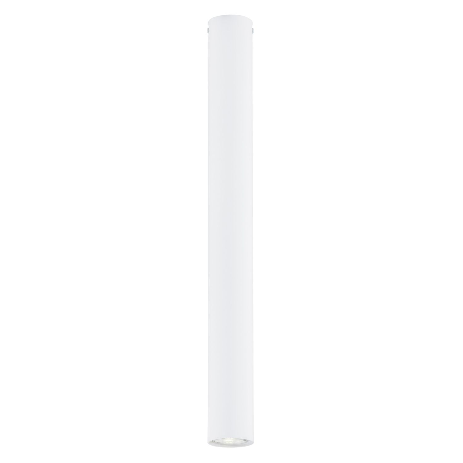 Spot apparent étroit Ø 6 cm H : 60 cm Métal blanc GU10