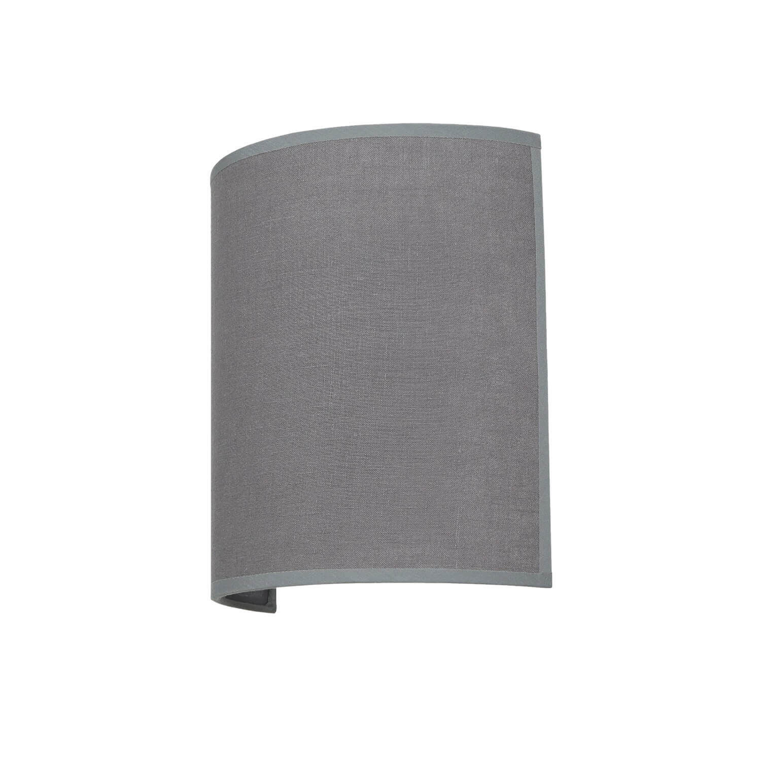 Applique Up Down Gris E27 indirect Abat-jour en tissu