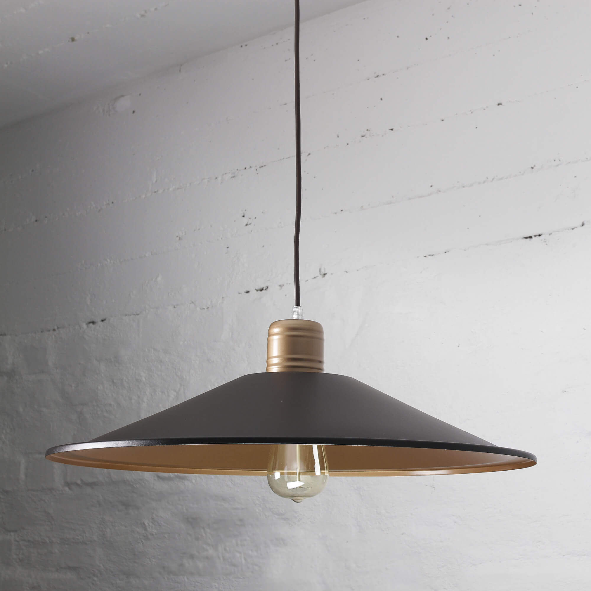 Suspension XL noir/cuivre