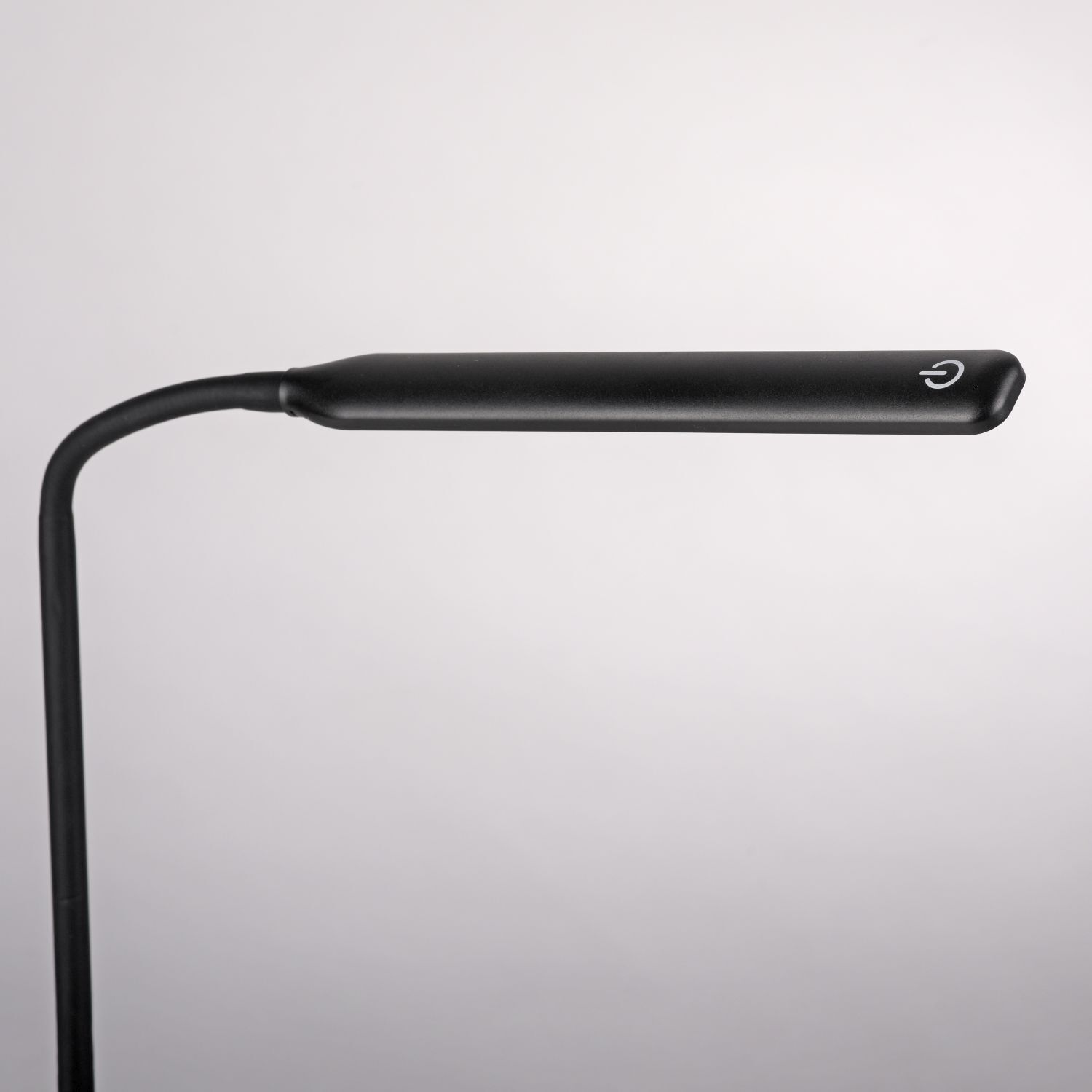 Lampe de bureau LED noire Touch 64 cm 6 W flexible