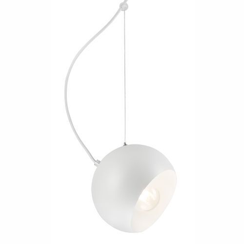 Lampe à suspendre COURTNEY Blanc Métal Moderne Table à manger