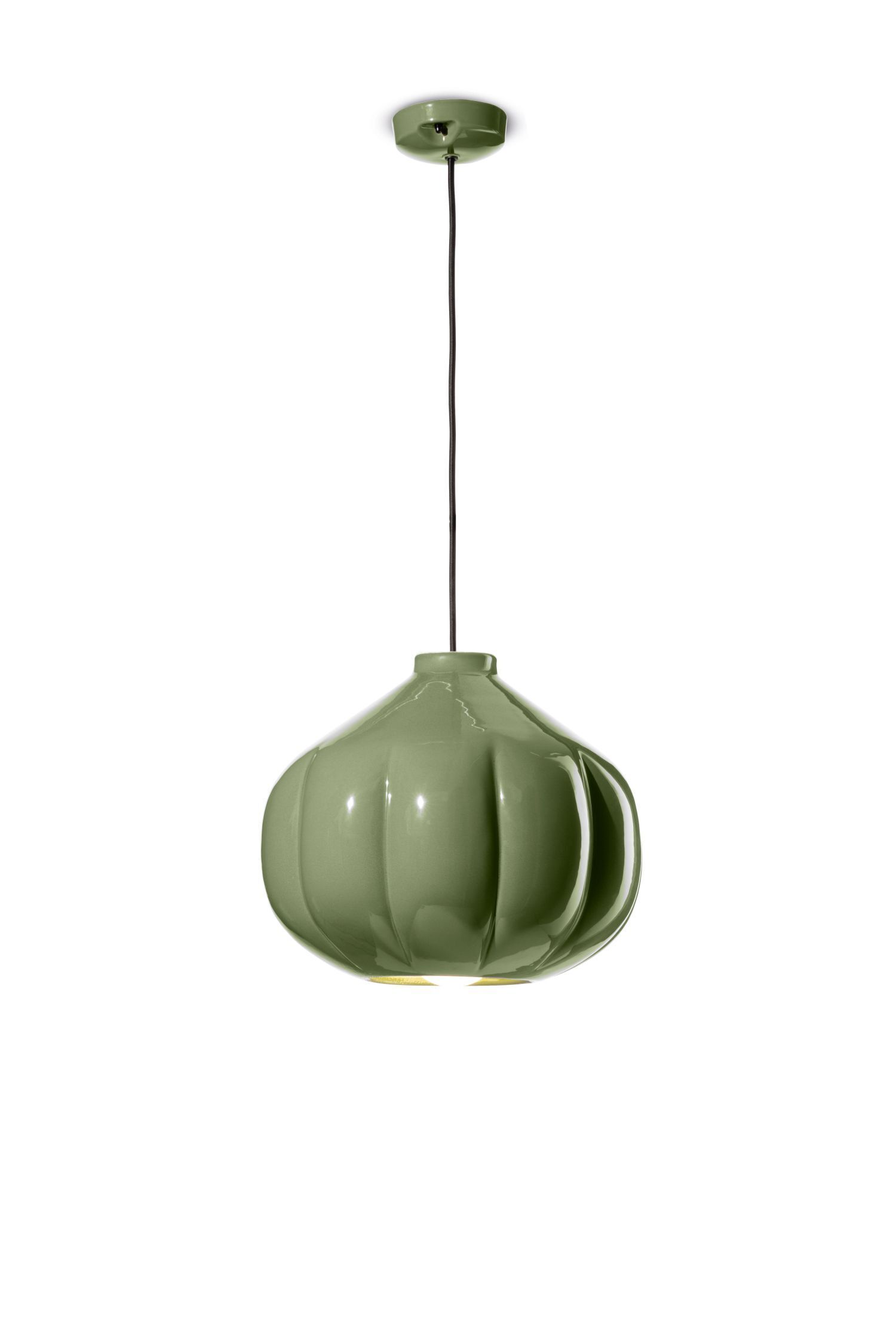 Hängelampe Handarbeit Keramik E27 Ø 34 cm H: max. 150 cm Lampe, Leuchte, Kronleuchter