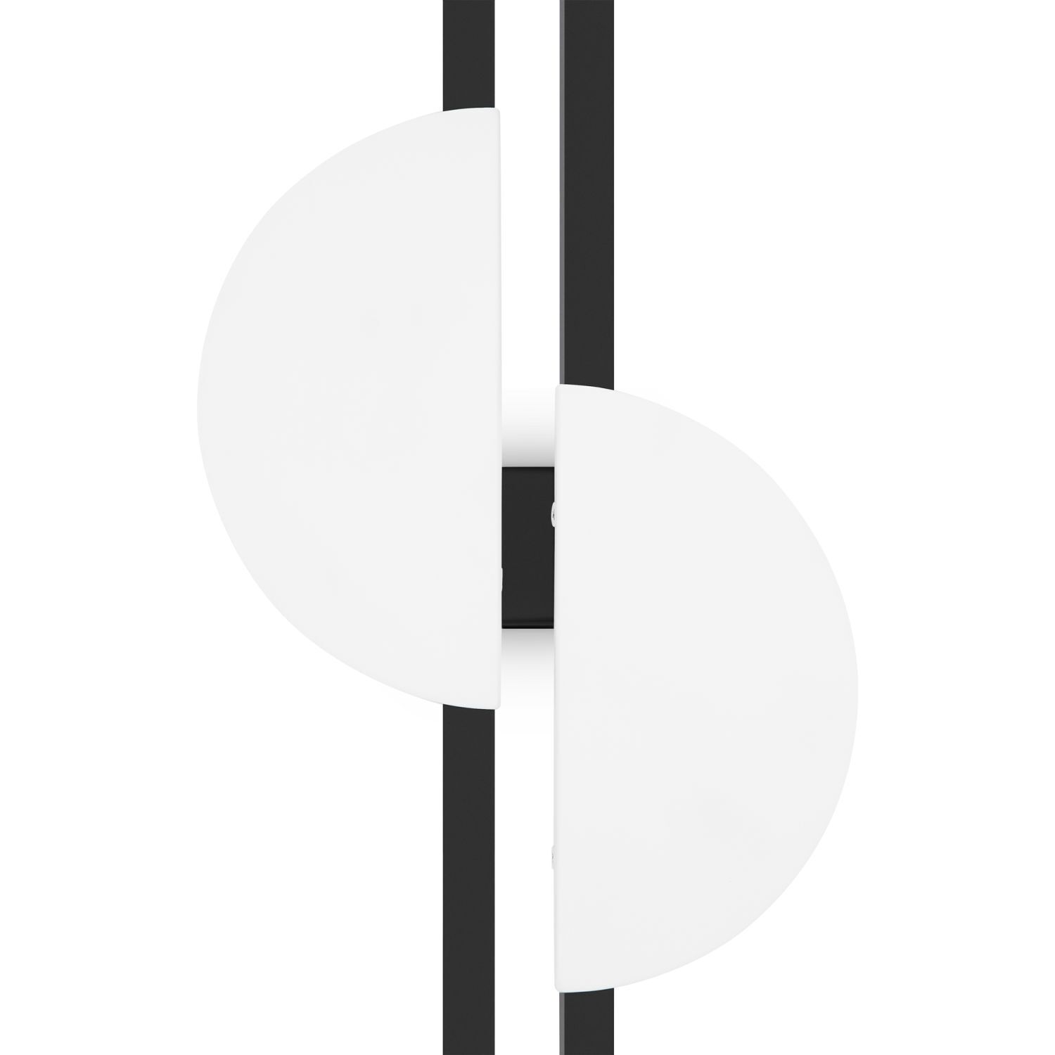 Applique LED Aluminium Métal H : 79 cm Noir Blanc