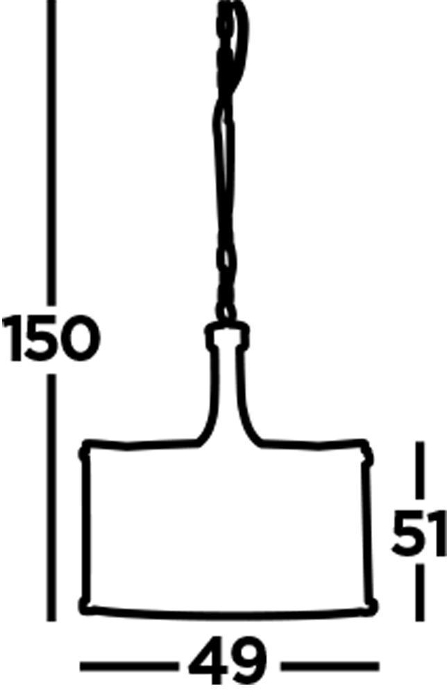 Hängelampe rund Ø 50 cm Kristall Art Déco Schwarz Klar Gerät
