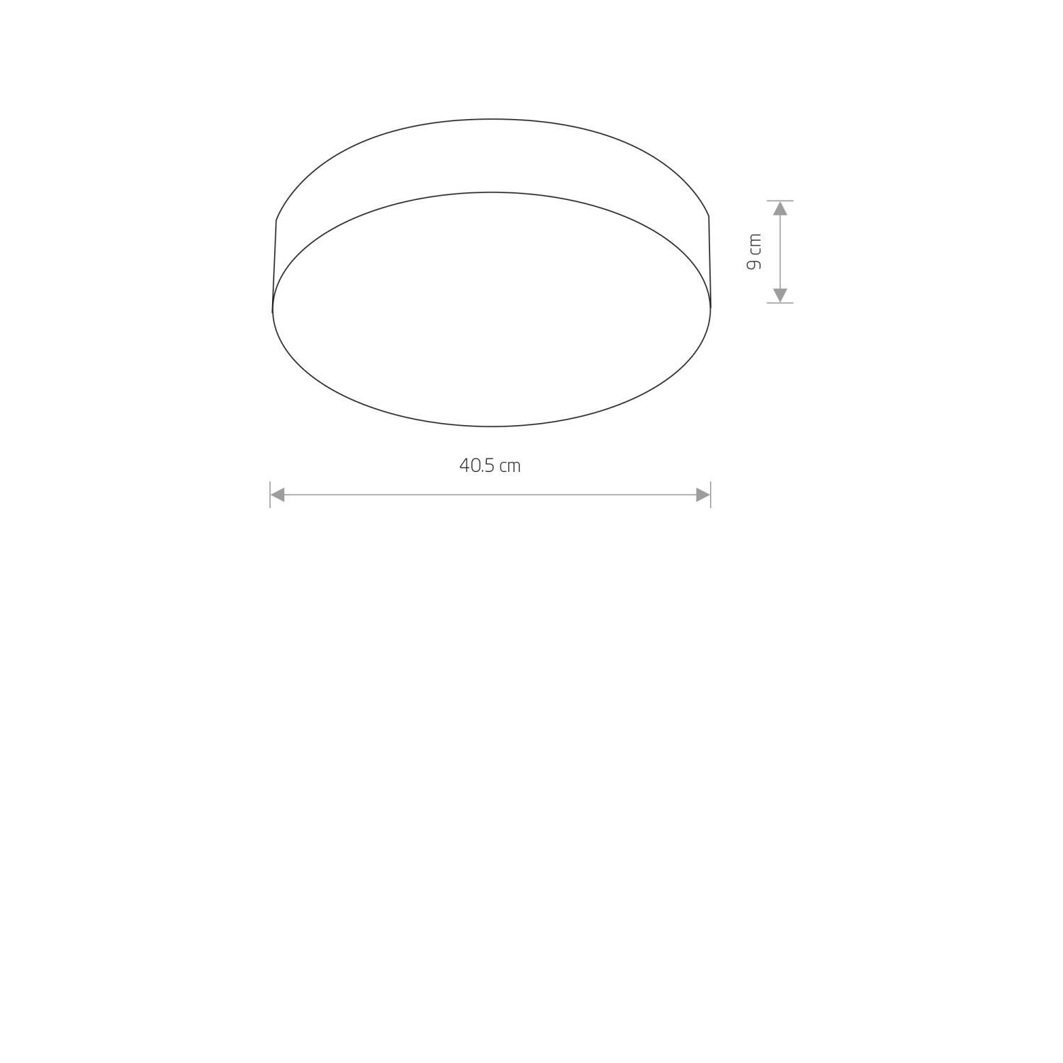 Plafonnier intérieur blanc Ø 40,5 cm 3x E14 rond