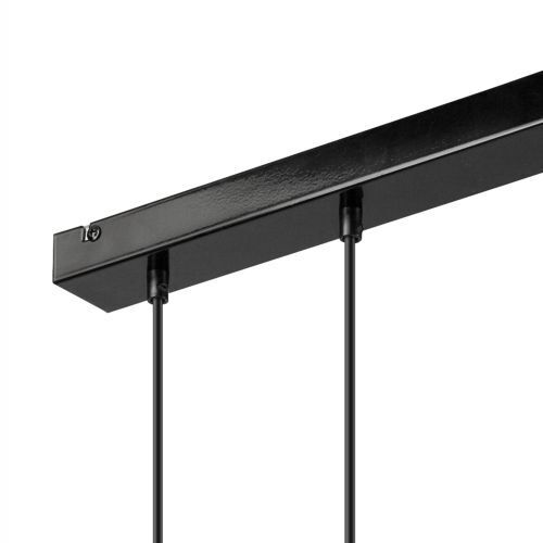 Lampe à suspendre CHANIA Noir long Lampe de table à manger