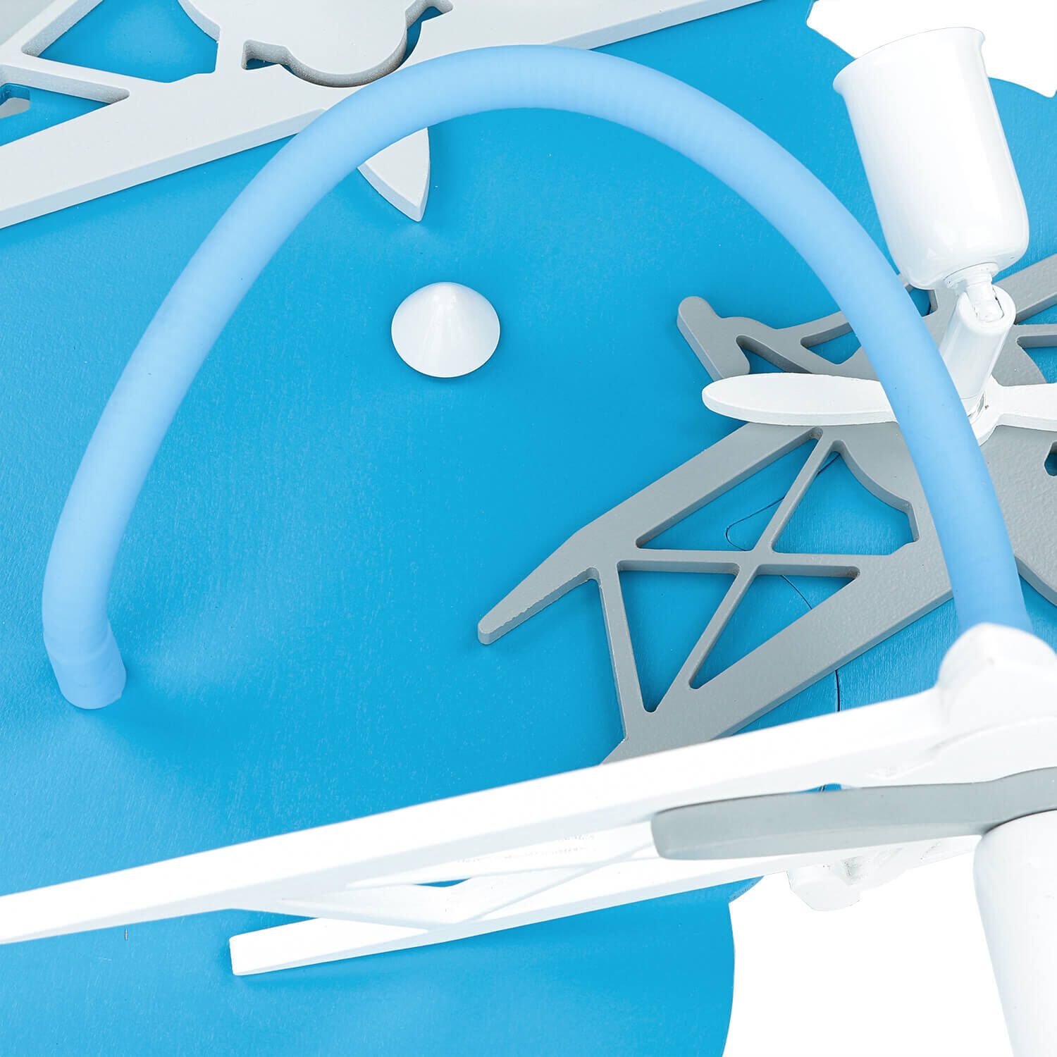 Kinderleuchte PLANE in Blau 3-flmg Kinderleuchte PLANE in Blau 3-flmg