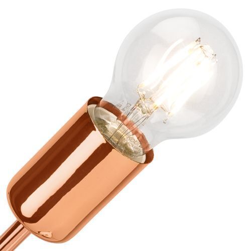 Lampe de table en métal cuivre Moderne H:32cm Lampe