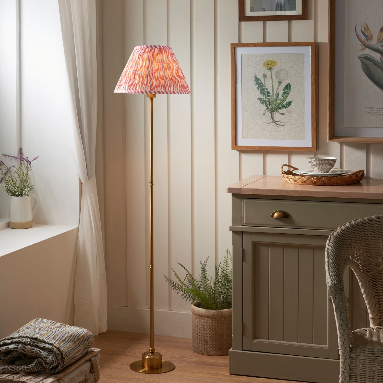 Lampadaire LED Touch Dimmer Batterie sans fil 140 cm