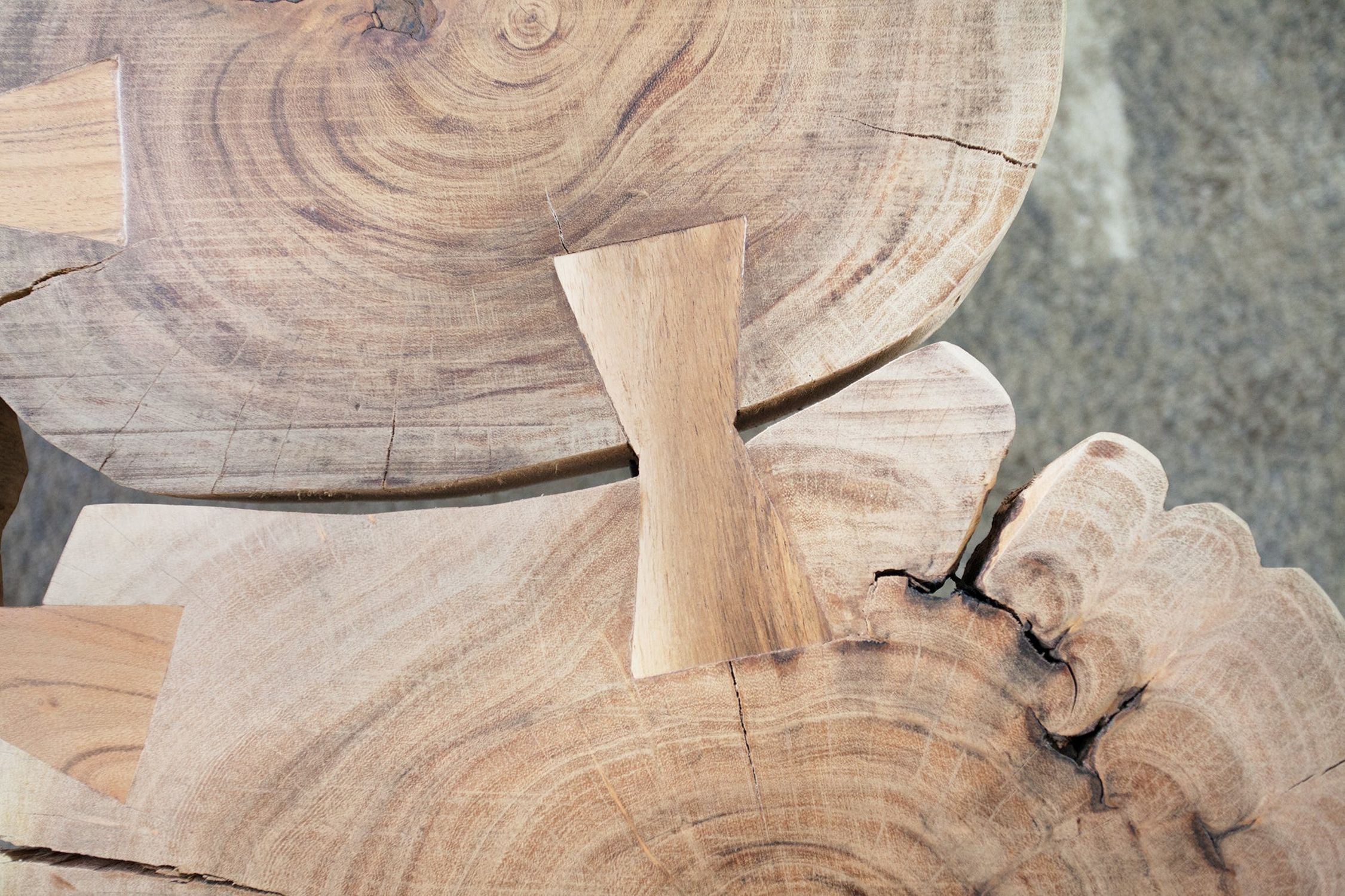 Holz, Hartholz, Gebeiztes Holz, Schnittholz