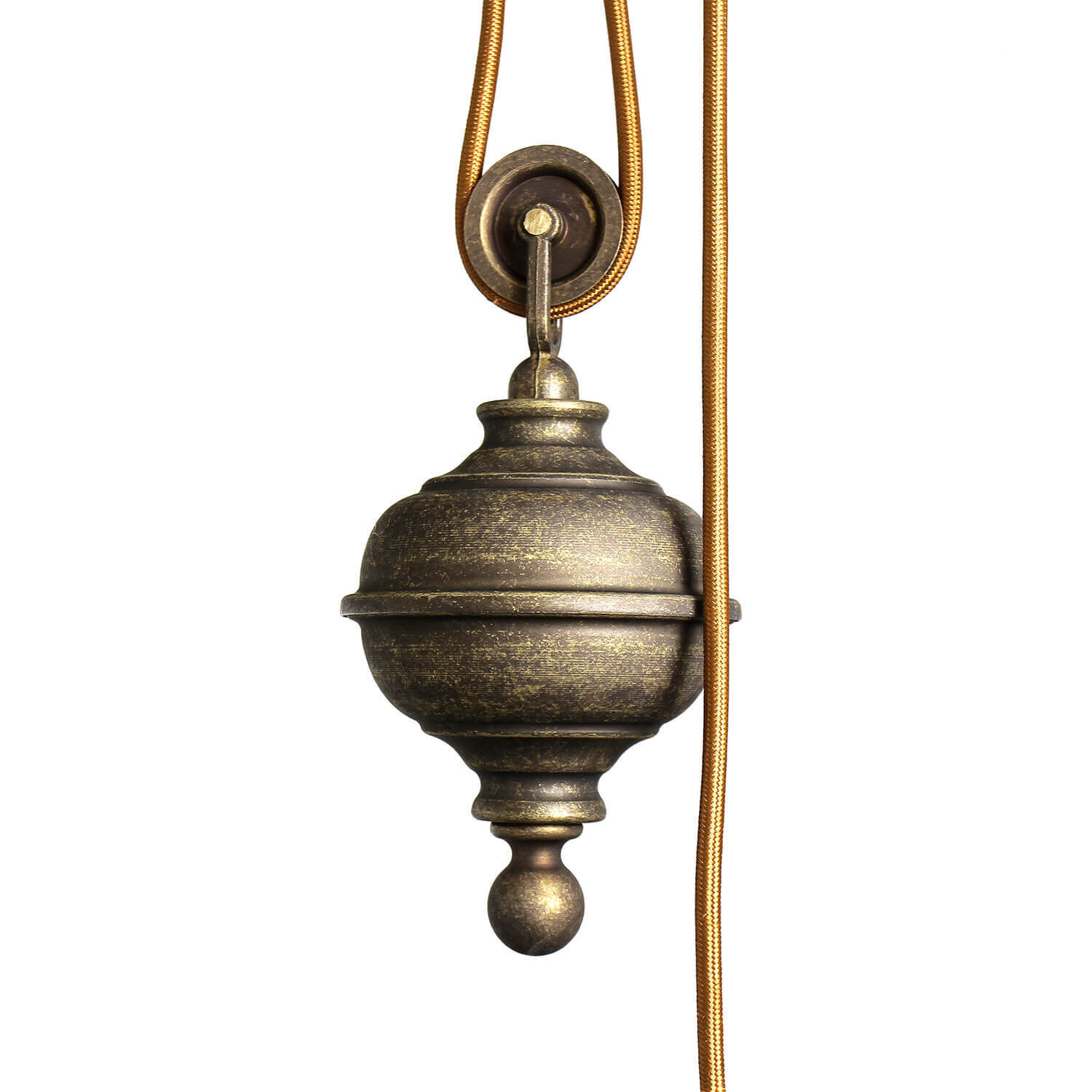 Suspension réglable en hauteur Rustique Bronze Antique