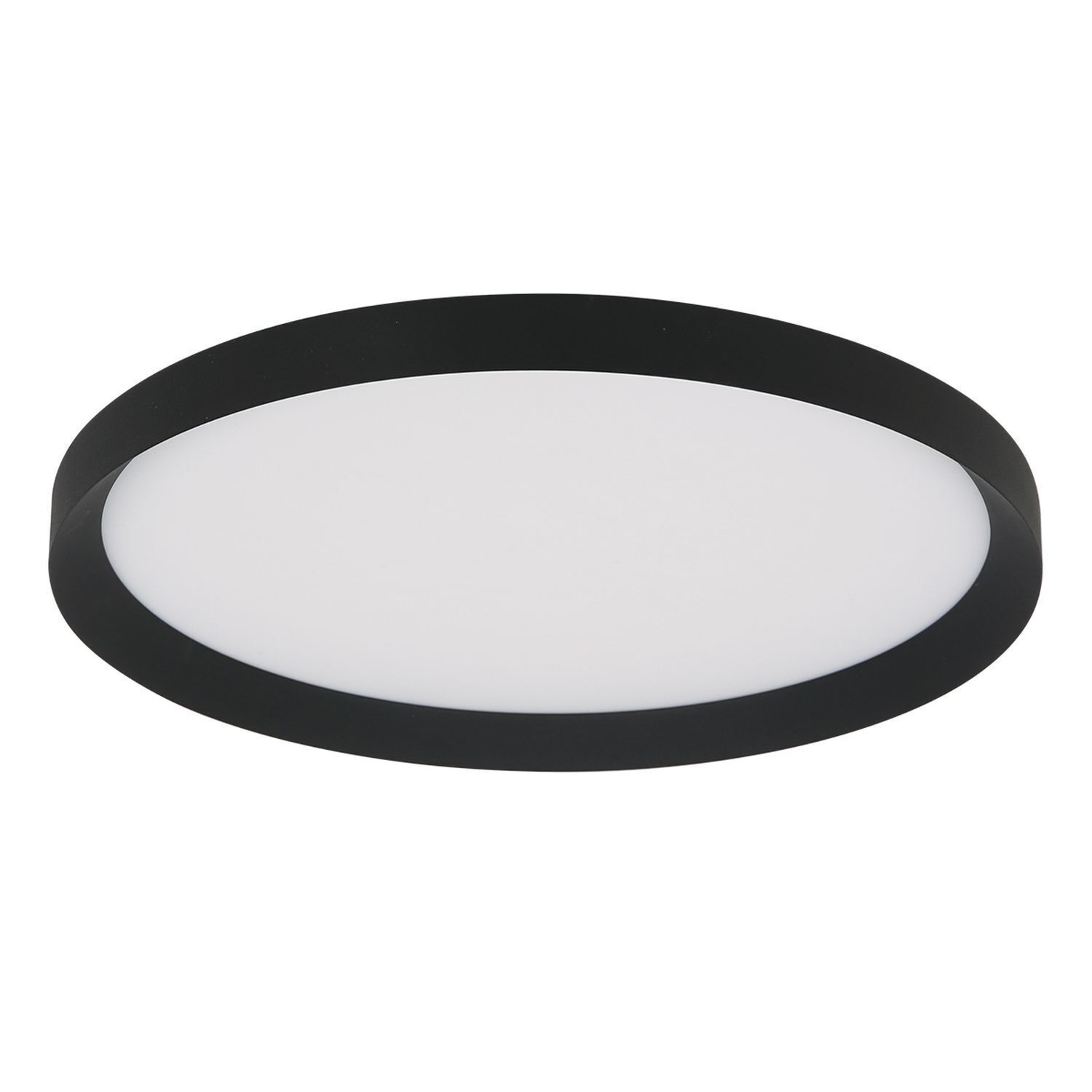 Plafonnier rond à LED noir blanc 2700 K Ø50 cm