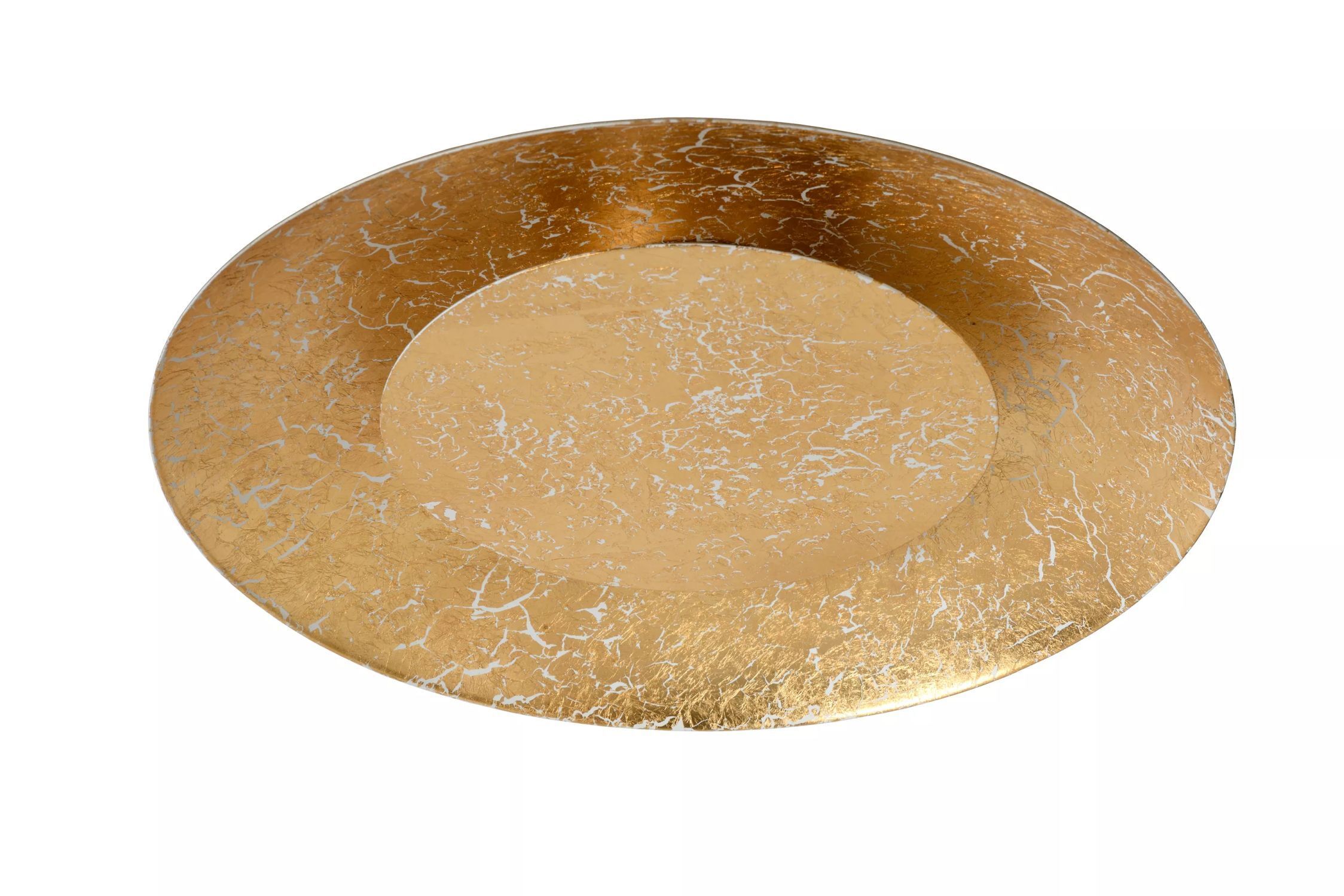 LED Deckenleuchte Metall in Messing Ø34,5 cm 2700 K Bronze, Gold, Teller