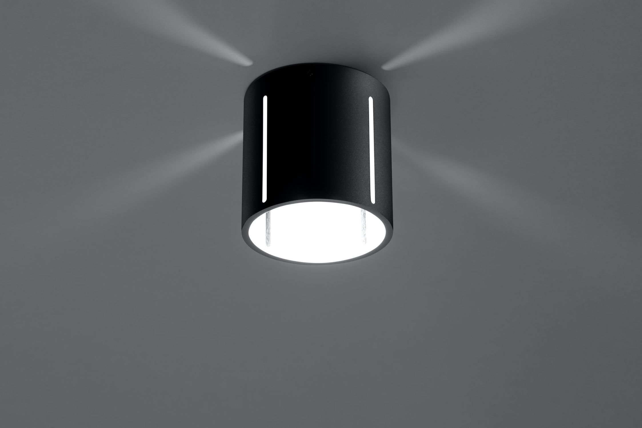 Plafonnier Noir petit Ø 10 cm Métal G9 Spot