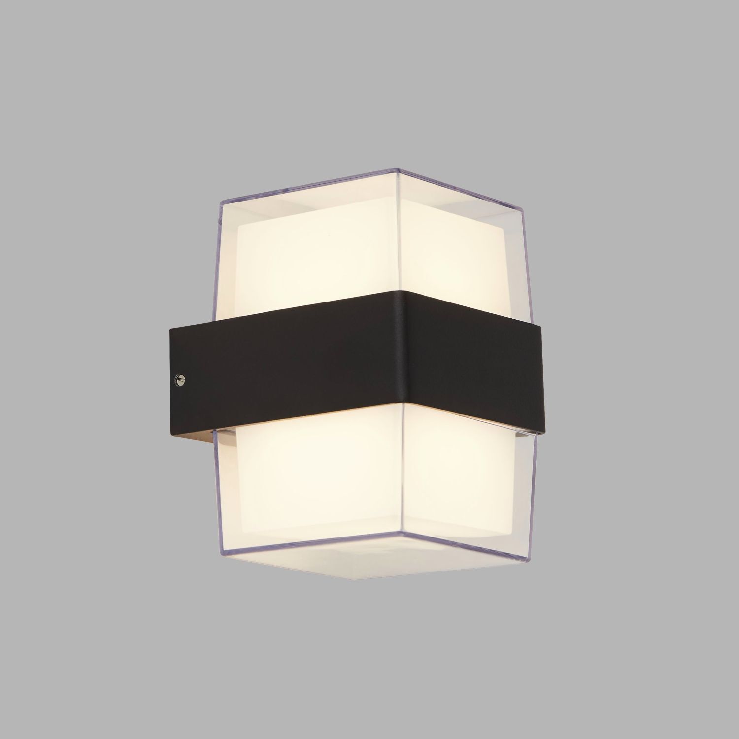 Applique murale LED extérieure Up Down IP44 noir blanc 3000 K