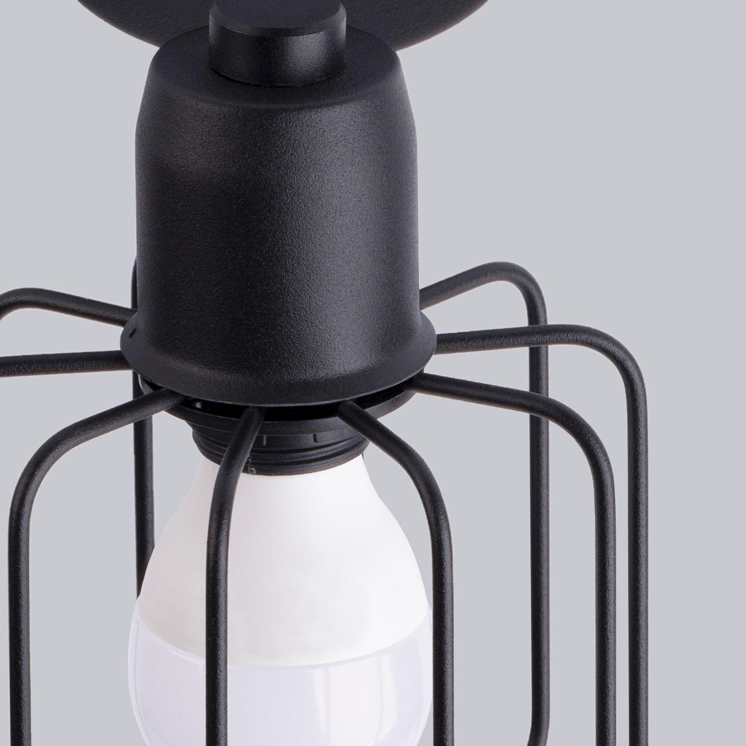 Applique murale noire orientable petite Retro E14