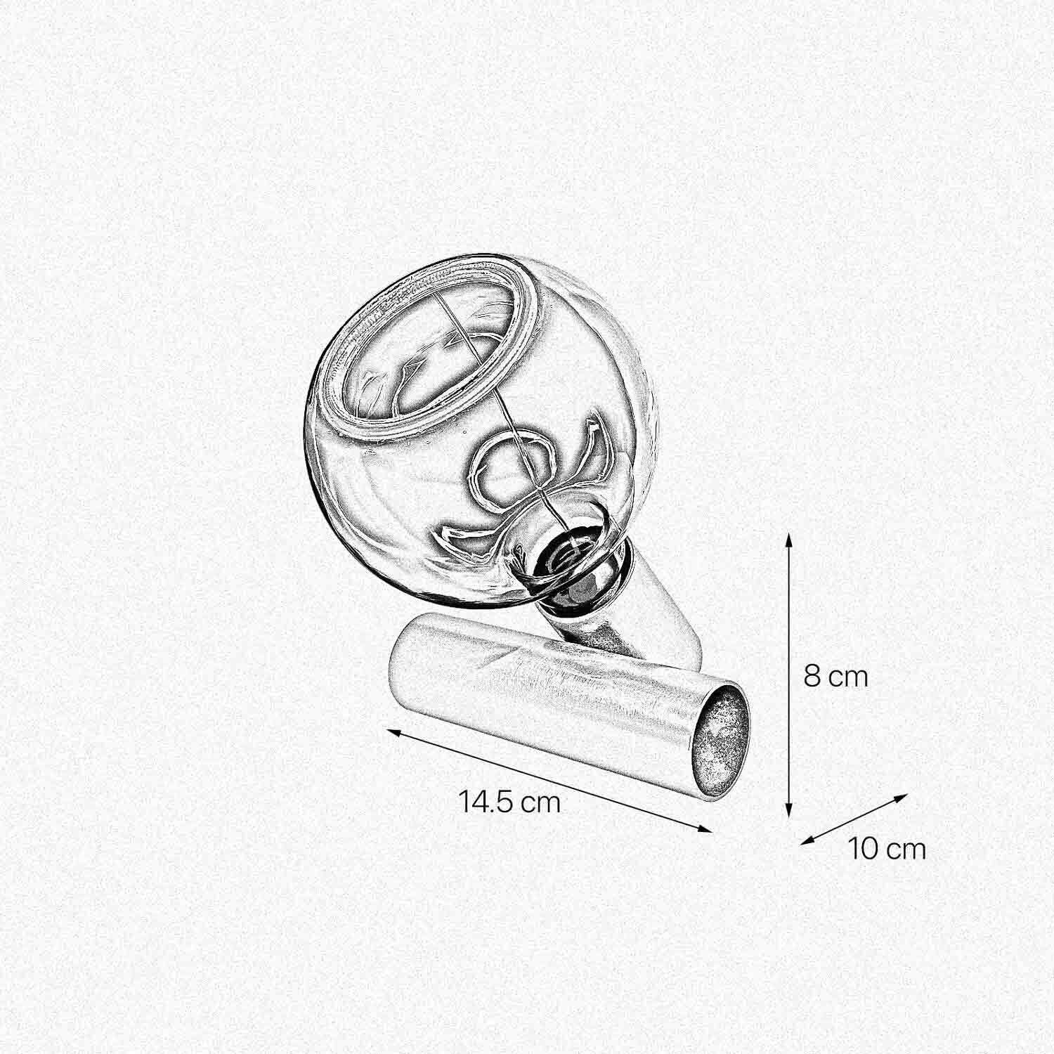Lampe de table petite H : 8 cm Laiton véritable E27 en bronze clair