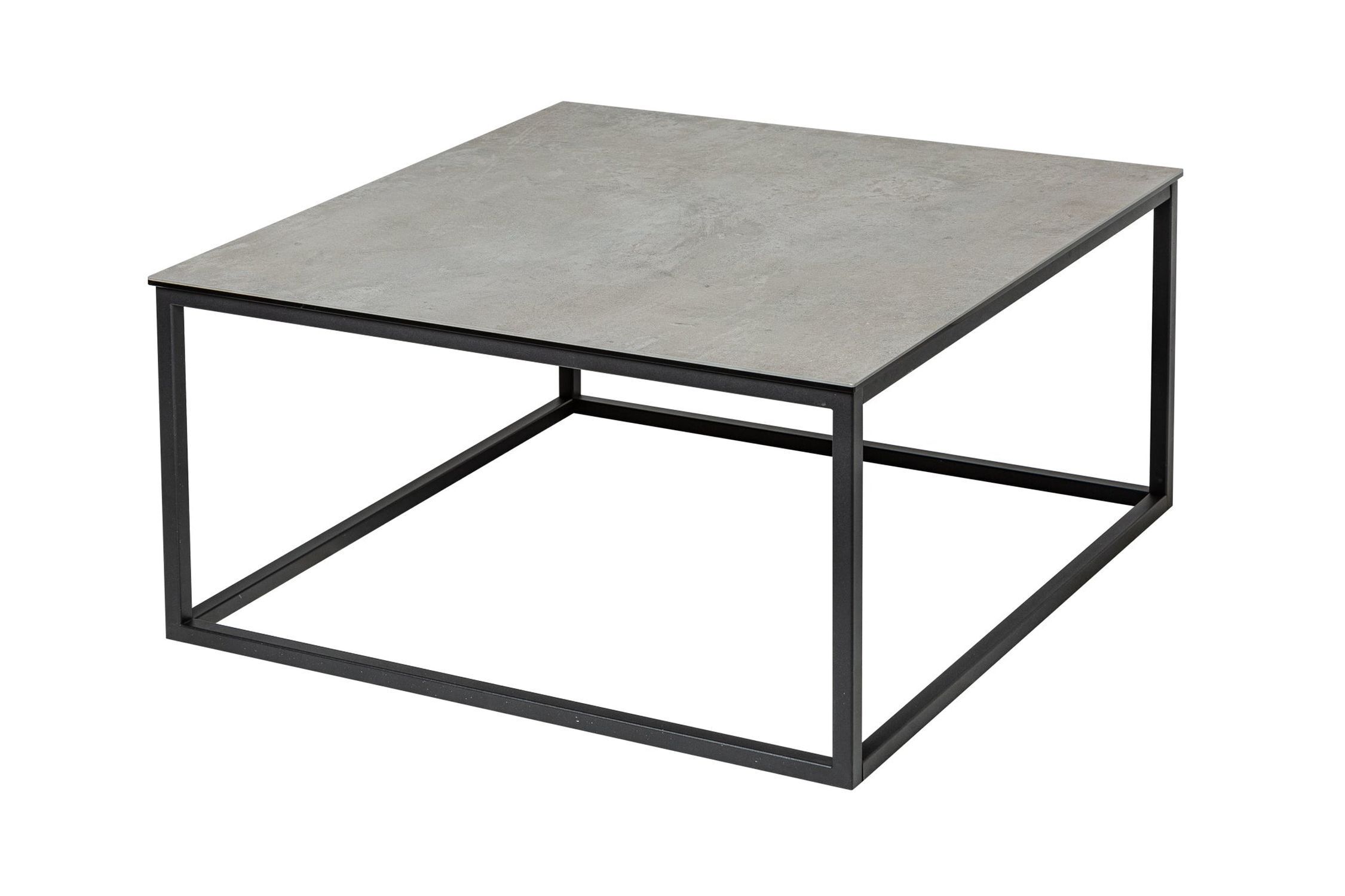 Table basse en céramique gris aspect béton 75x40 cm (lxh) Table basse en céramique gris aspect béton 75x40 cm (lxh)