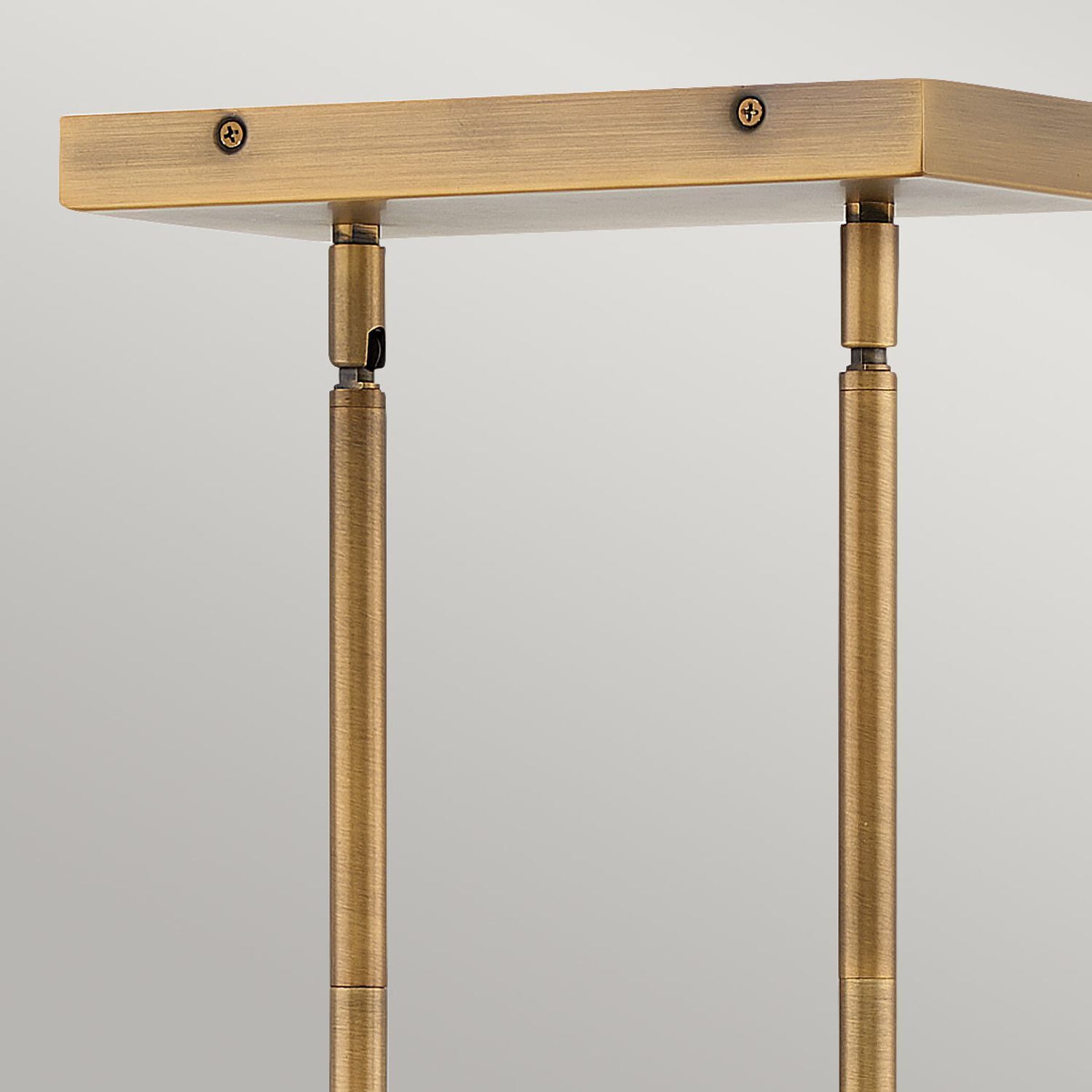 Suspension en métal L : 156,4 cm en bronze hauteur réglable