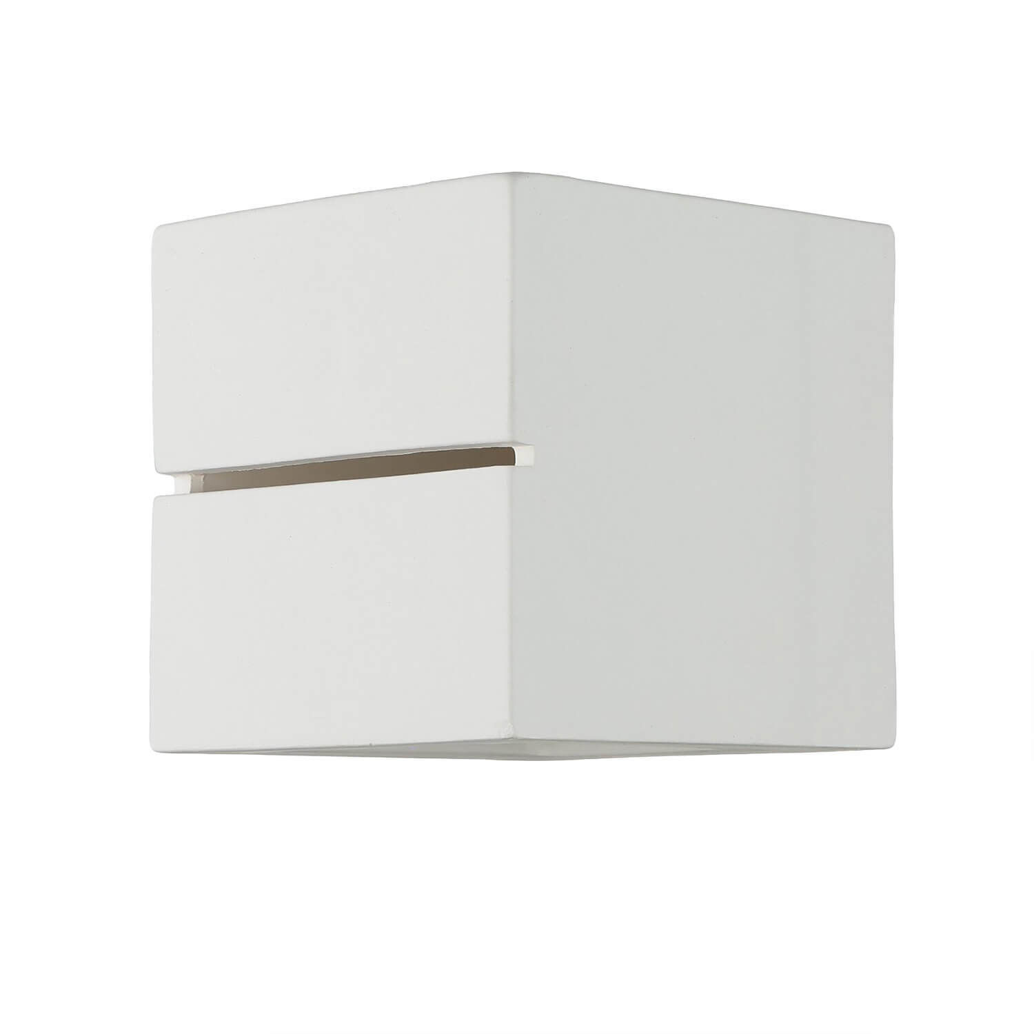 Applique murale blanc cube