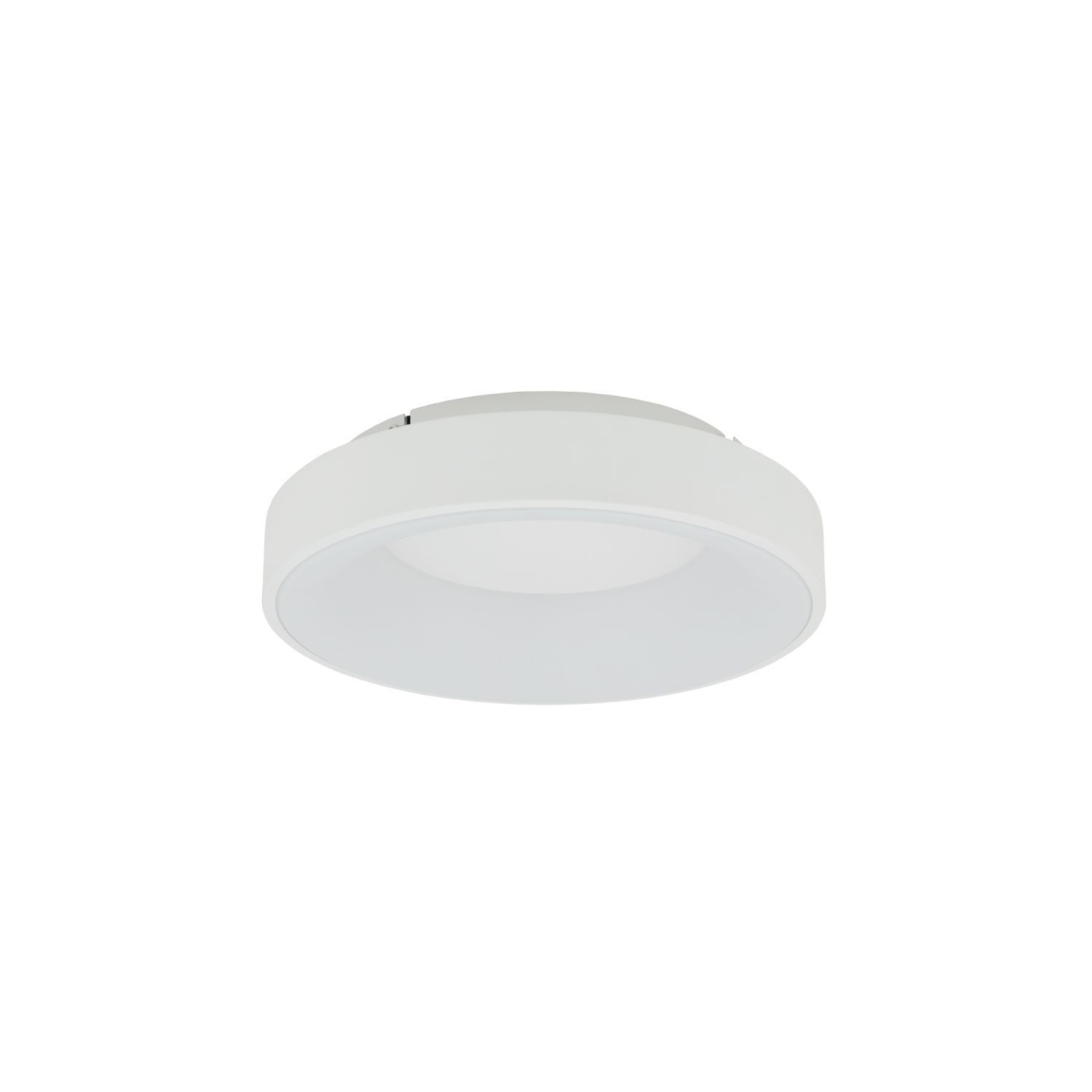 Plafonnier LED blanc métal Ø 38 cm 2700 lm 32 W