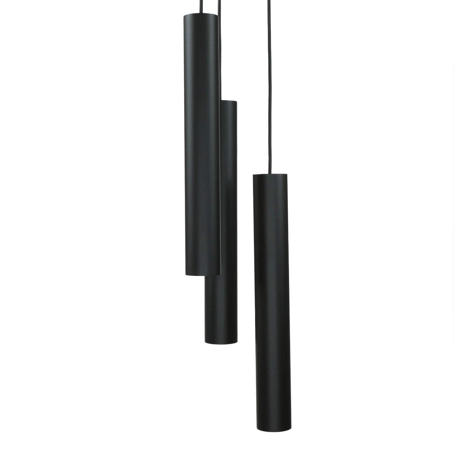 Suspension EYE noir 3-flmg lampe de salon Glockenspiel, Musikinstrument