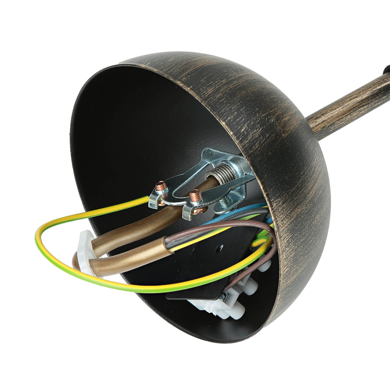 Hängelampe Braun antik Jugendstil Esstisch 5xE27 Hängelampe Braun antik Jugendstil Esstisch 5xE27