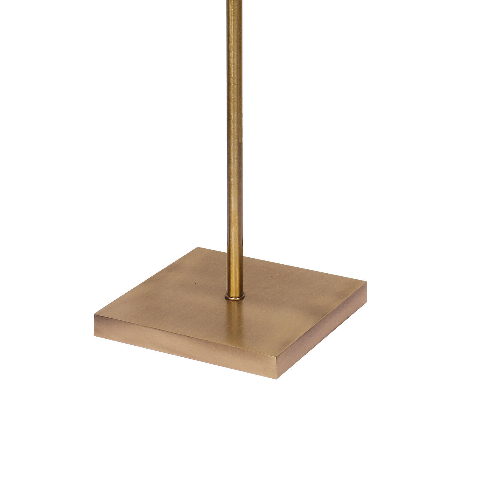 Lampadaire en bronze clair brun E27 160,5 cm laiton tissu