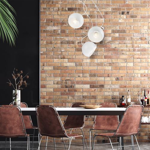 Esszimmer, Esstisch, Tisch, Innenarchitektur, Backstein