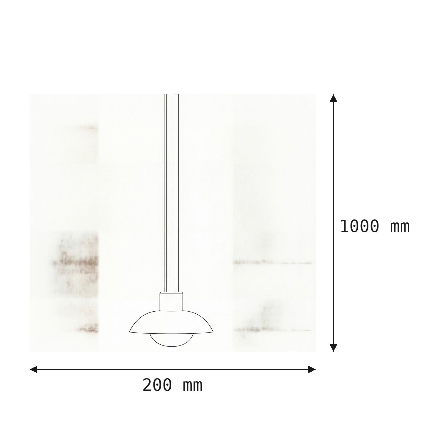 LE141825_08_skizze pendant light, hängende lampe, deckenleuchte, neutral farbe, lampenarm