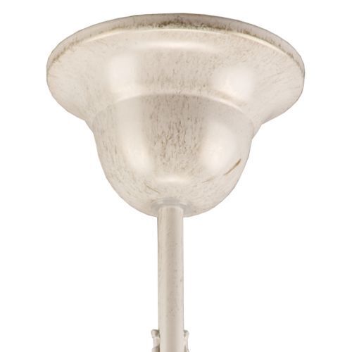 Lampe à suspendre Shabby Blanc Salle à manger Métal Lampe