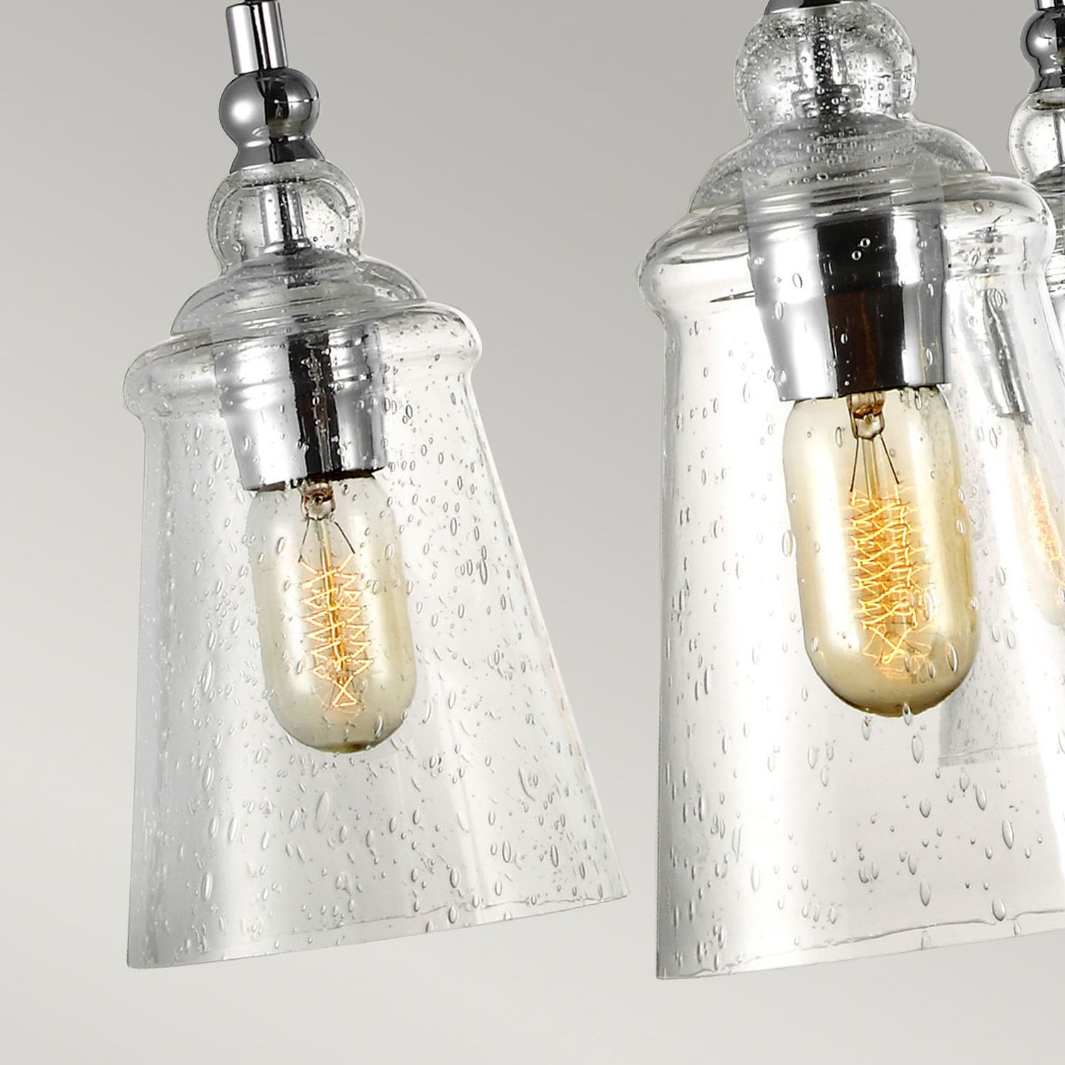 Lampe à suspendre métal verre Ø 94,3 cm H : max. 235 cm 6x E27