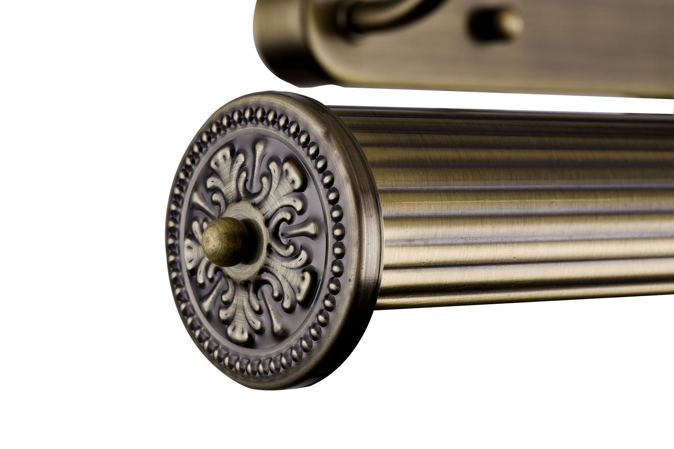 Lampe à tableau métal E14 L : 71,3 cm en bronze 4 flammes Bronze, Griff