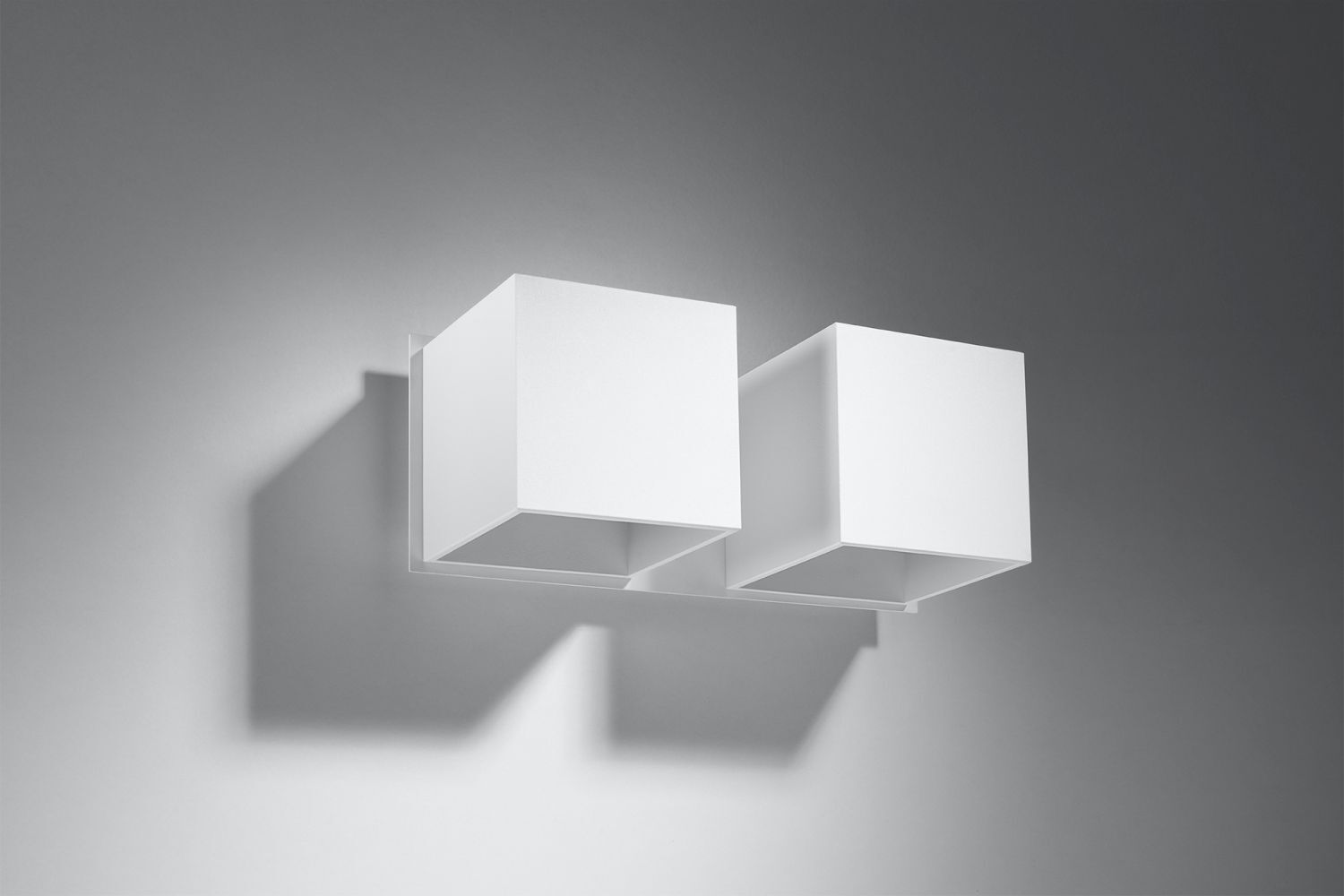 Applique blanche Up Down L:26cm 2x G9 Couloir Salon