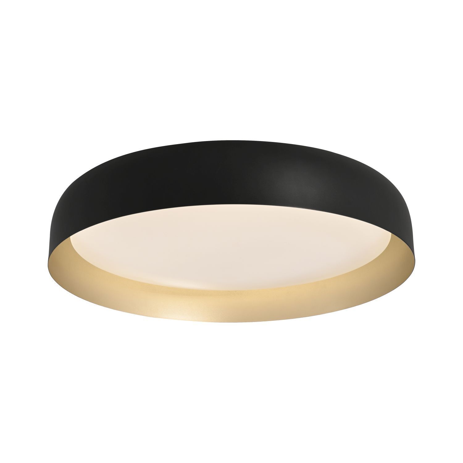 Lampe de plafonnier LED à intensité variable noir or Ø57 cm 3850 lm
