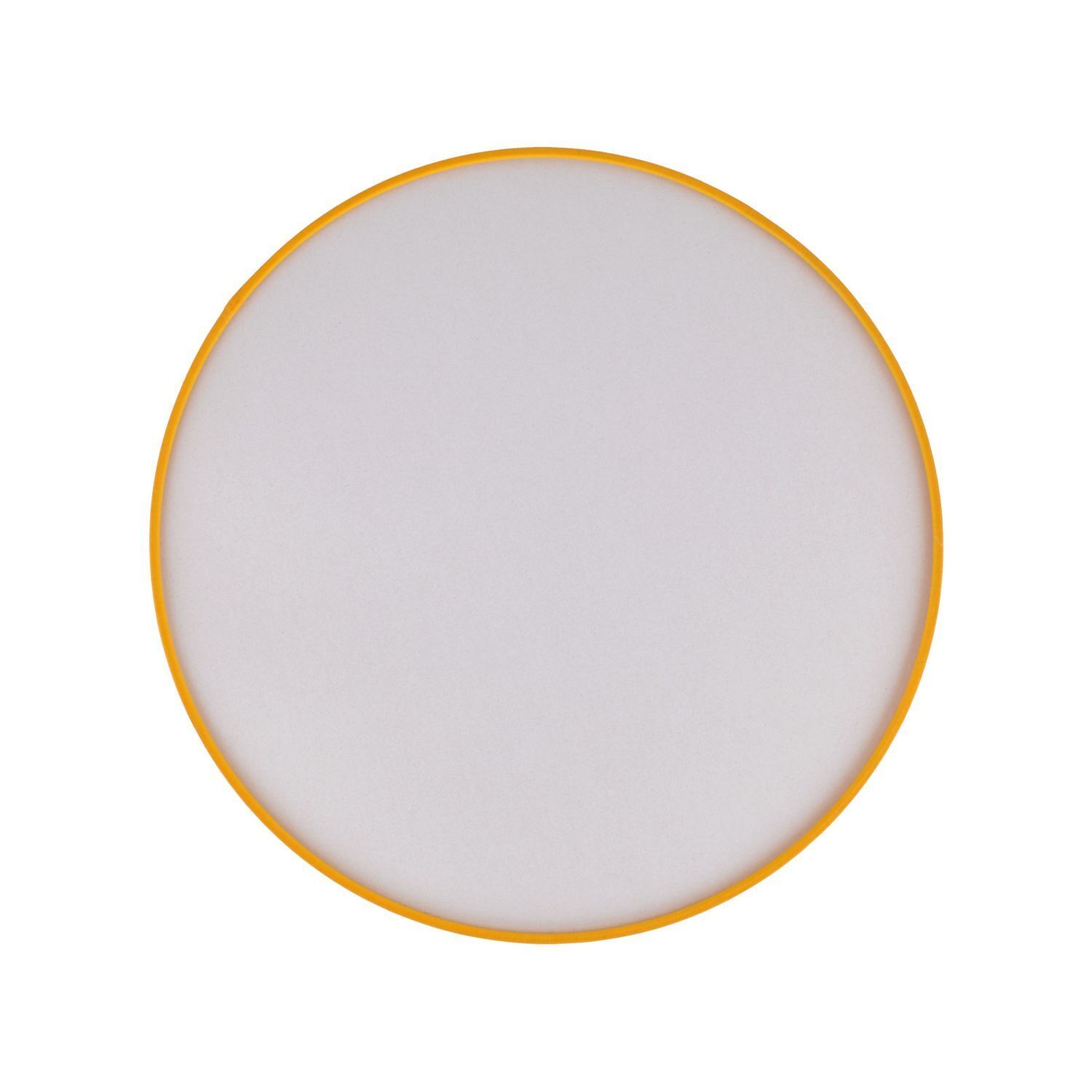 Lampe de plafond chambre d'enfant jaune ronde Ø 38 cm tissu 4x E27