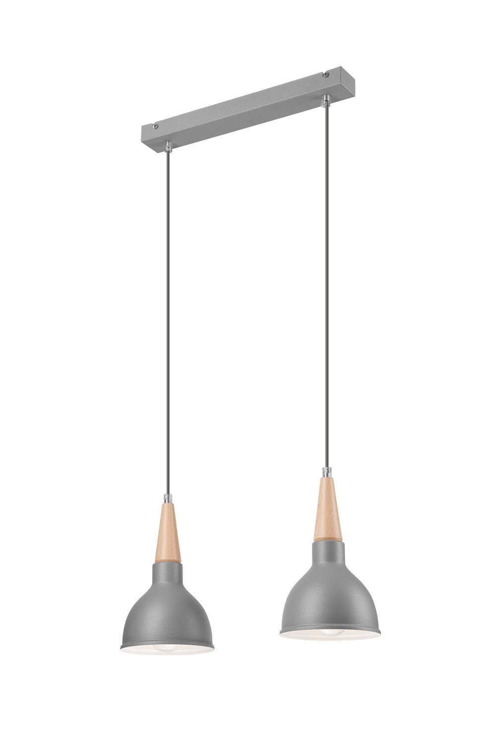 Elégante lampe à suspendre LAILA Gris Scandinave