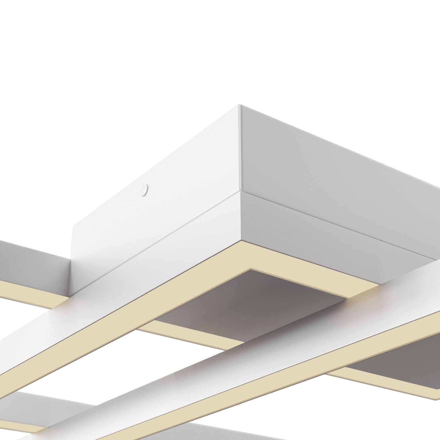 Plafonnier LED métal blanc blanc chaud 3000 K 4100 lm