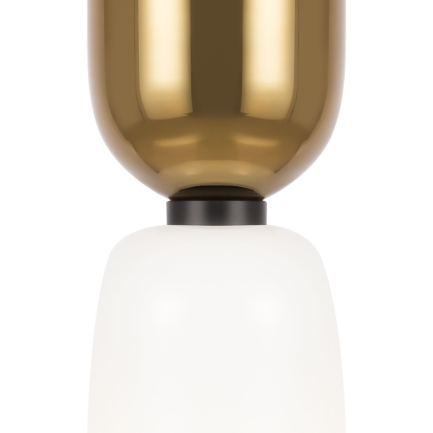 Lampe à suspendre métal verre E14 ronde D : 8 cm H : max. 232 cm
