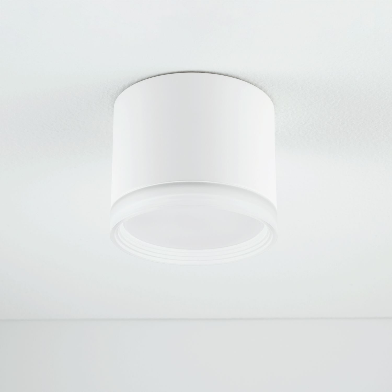 Spot de plafond Ø 8,5 cm GX53 blanc rond petit H : 7 cm