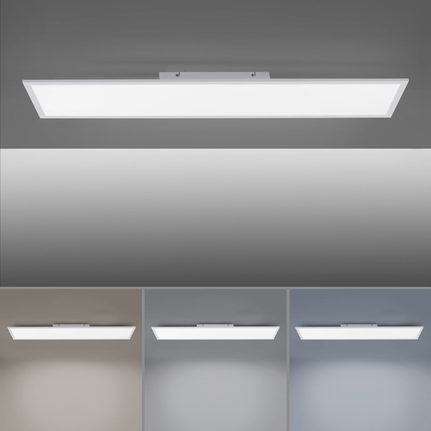 Lampe de plafonnier LED avec télécommande et variateur 3100 lm 100 cm