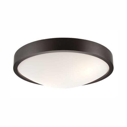 Plafonnier FERNLY Marron Moderne rond Salon