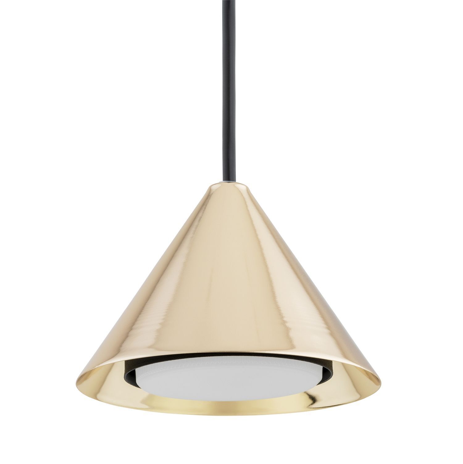 Lampe à suspendre métal L : 70 cm en noir or GX53 3-flamme