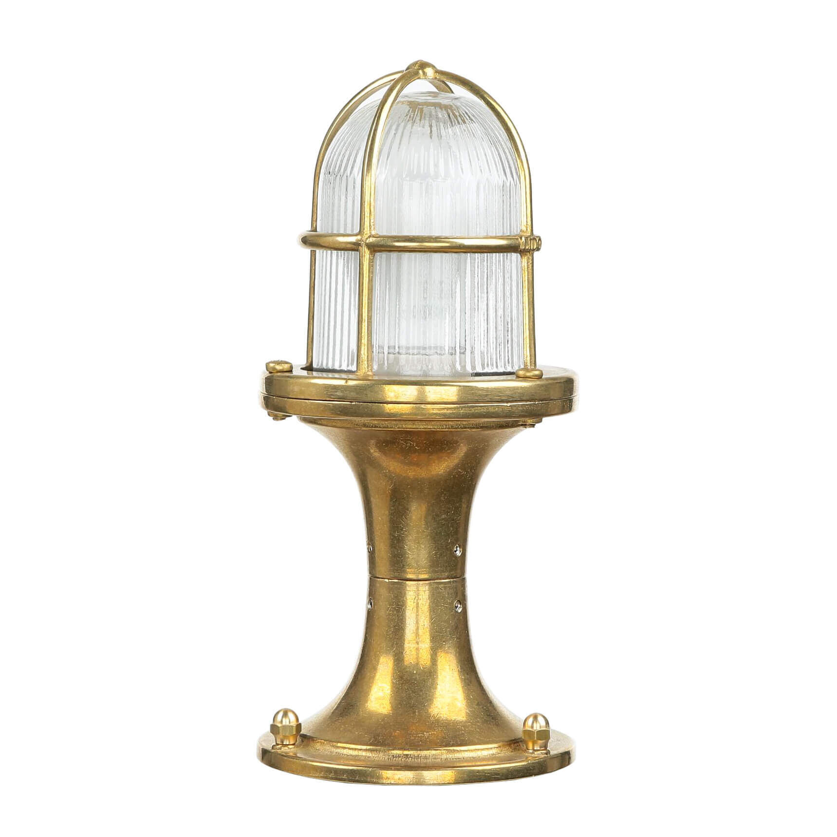 Lampe de jardin décorative laiton H:25cm Maritim