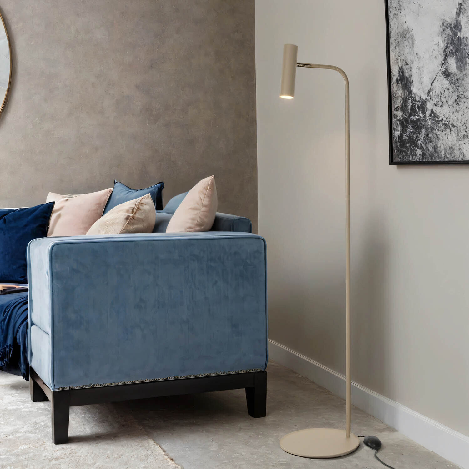 Lampe, Stehlampe, Kunst, Malerei, Mobiliar