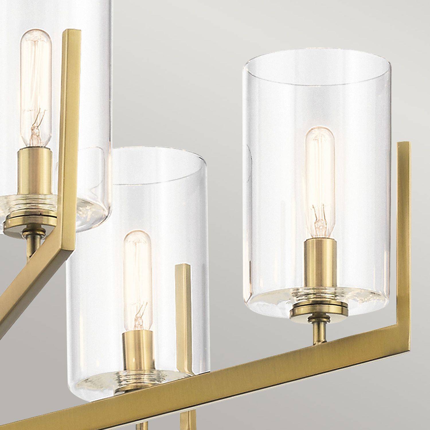 Lustre avec abat-jour Ø 71,1 cm réglable en hauteur métal verre