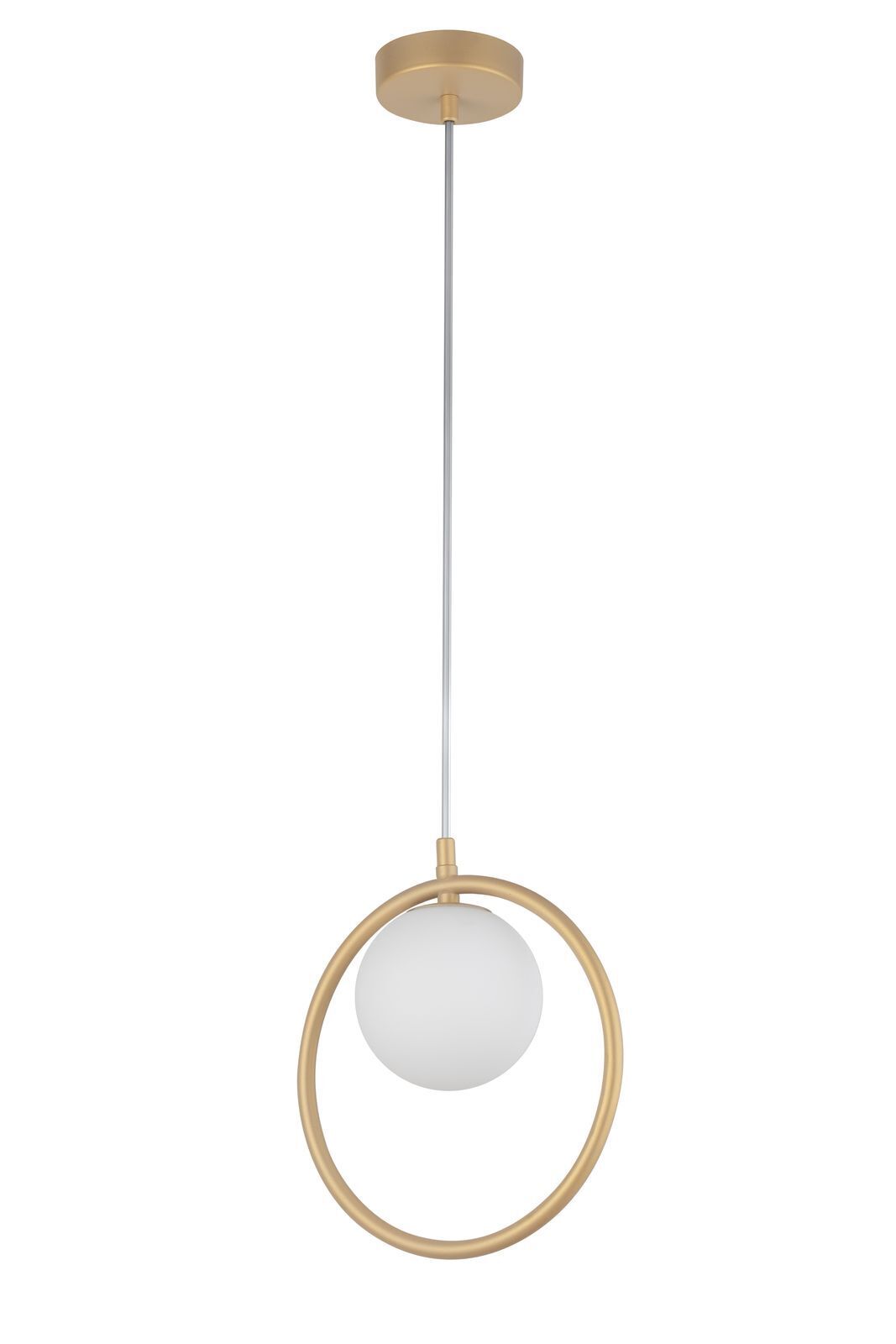 Lampe à suspendre Métal Or Verre Boule Ø12 cm G9 Moderne