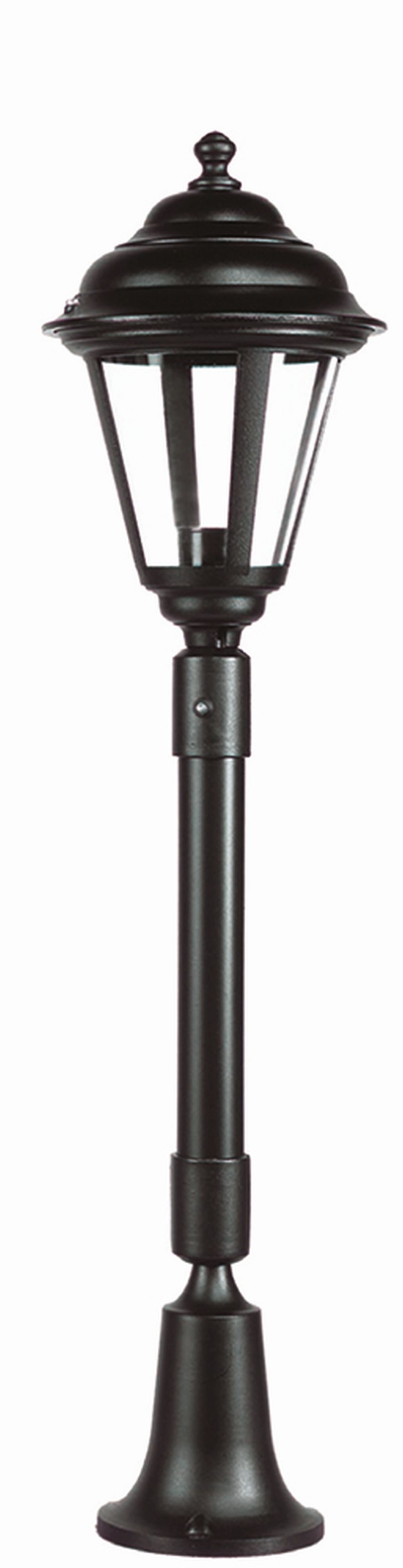 Lampe d'allée rustique ELEANOR 79 cm IP44 noir E27